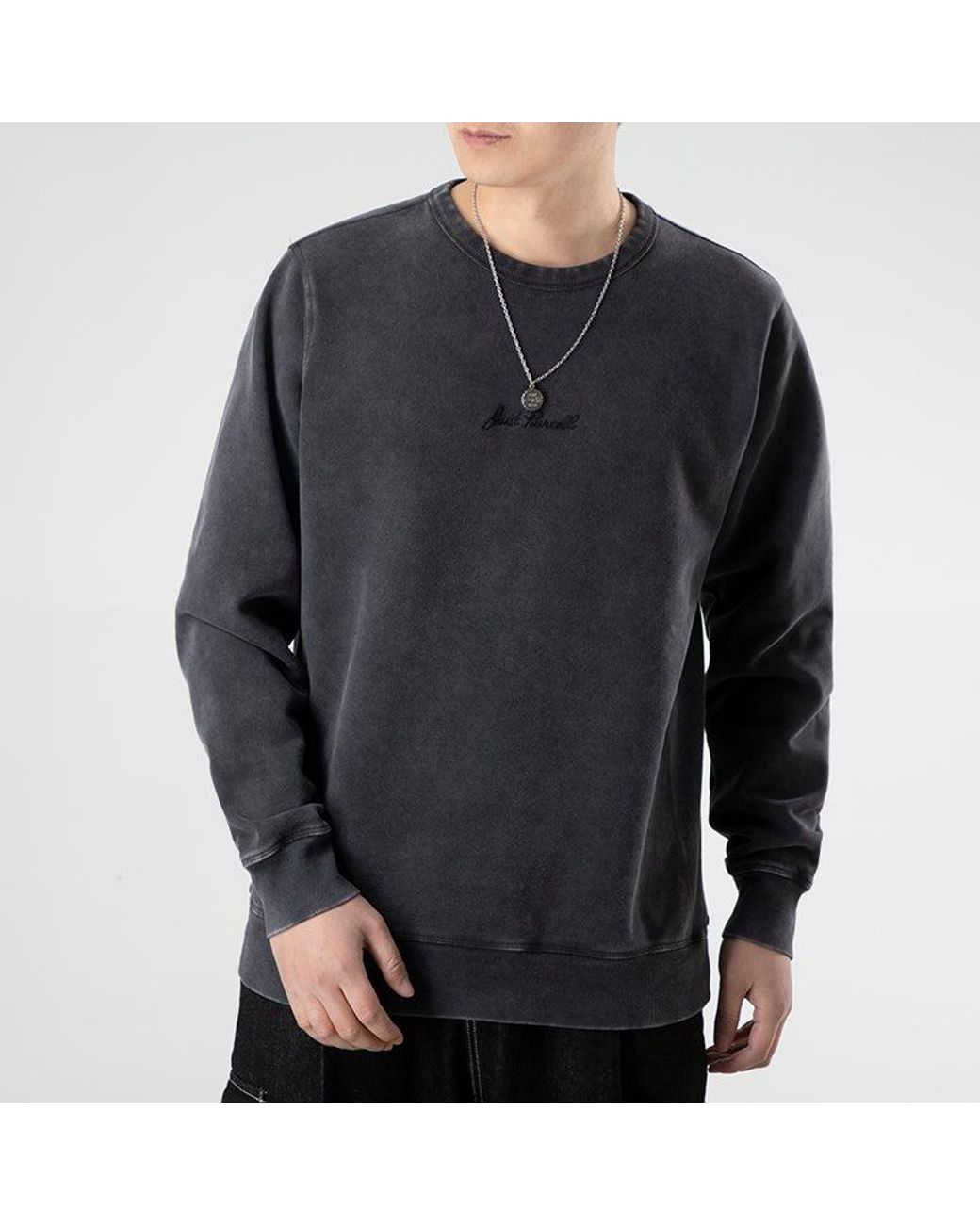 Converse Blue Jack Purcell Pullover Crewneck Sweatshirt for men