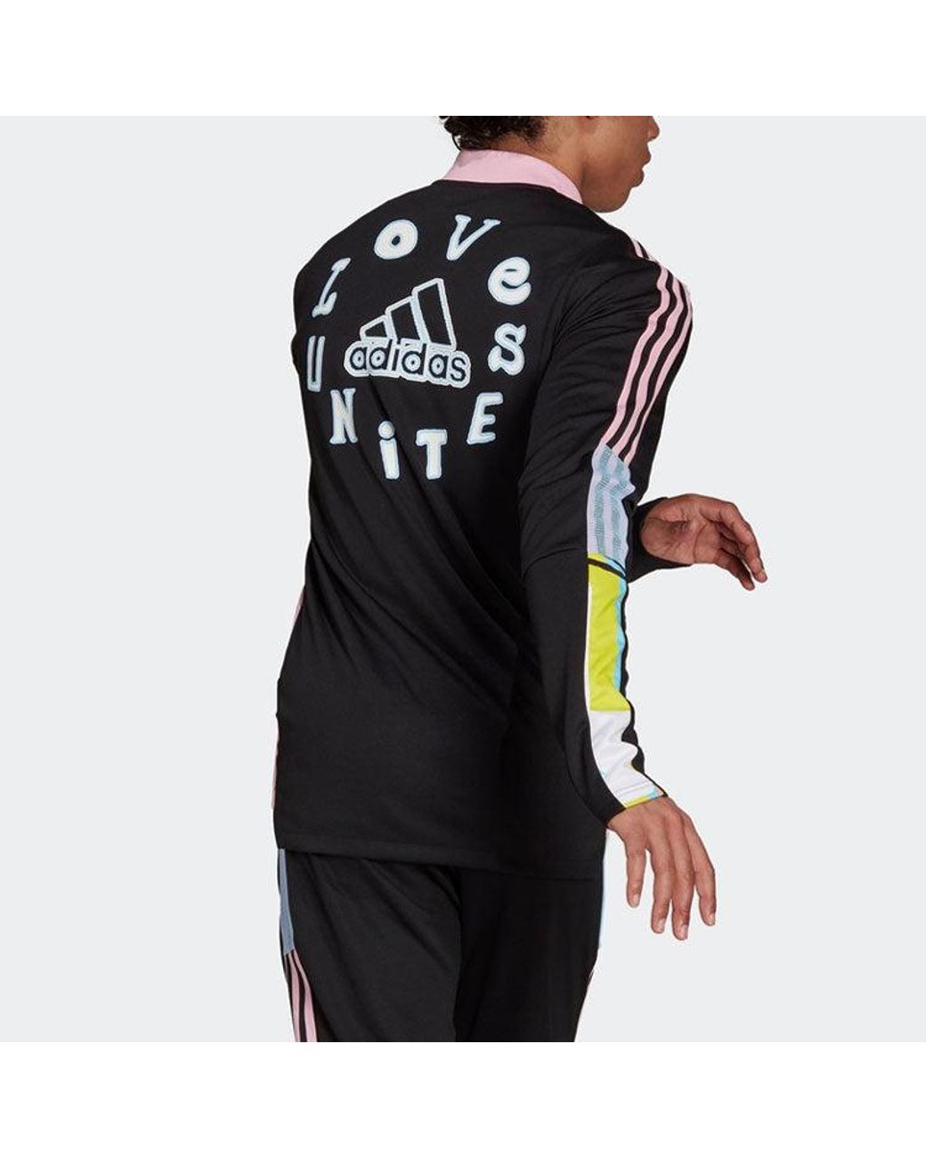 Adidas Blue Colorblock Soccer/Football Sports Jacket for men