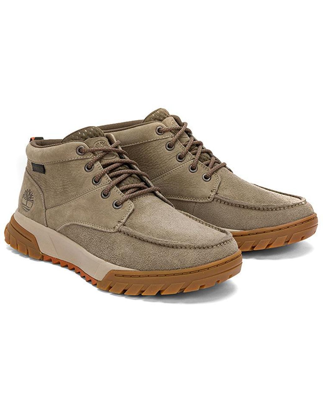 Timberland Brown Boulder Trail Chukka Boots 'Medium Suede' for men
