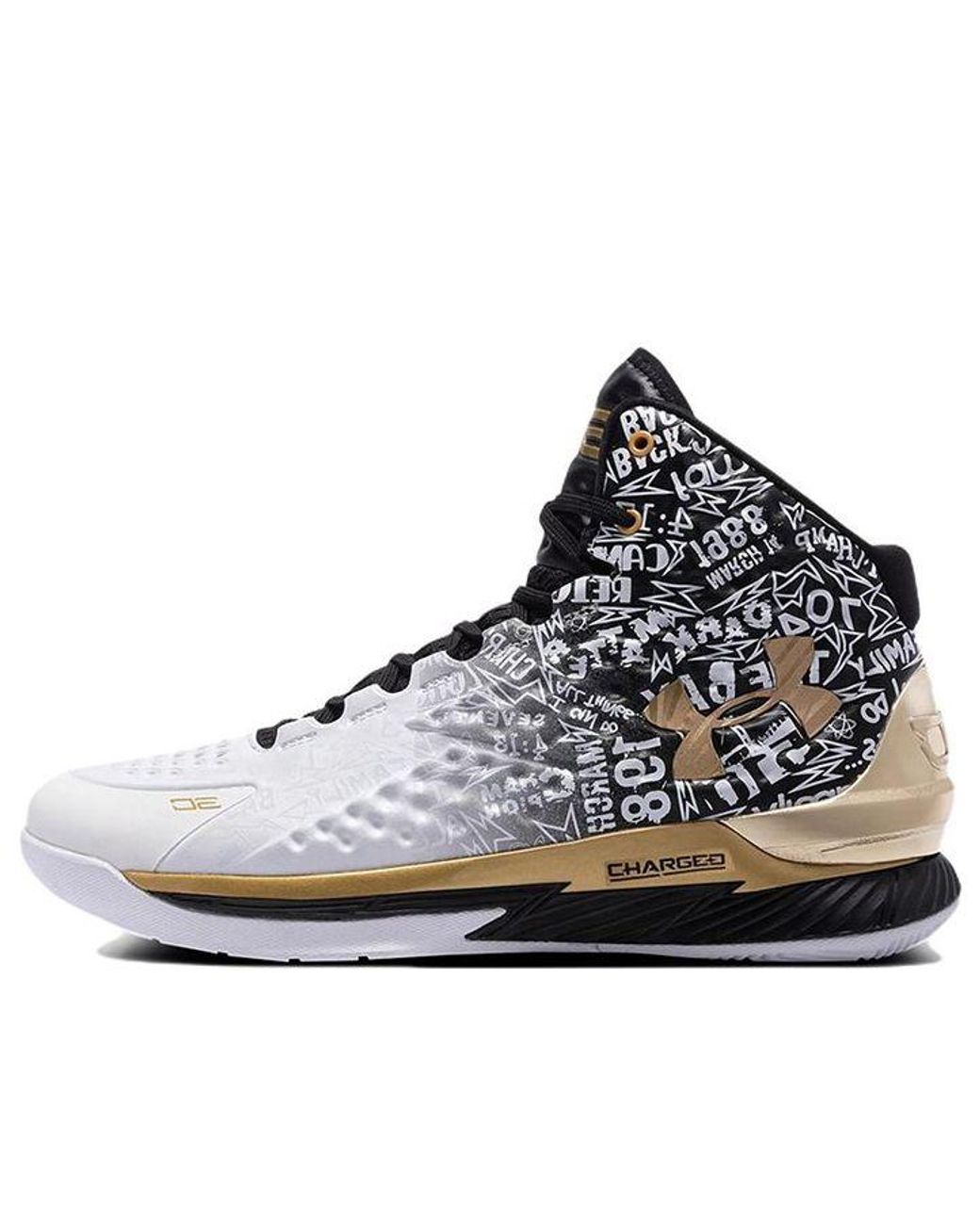 Under Armour Curry 1 Retro 'mvp' 2022 in Black for Men Lyst