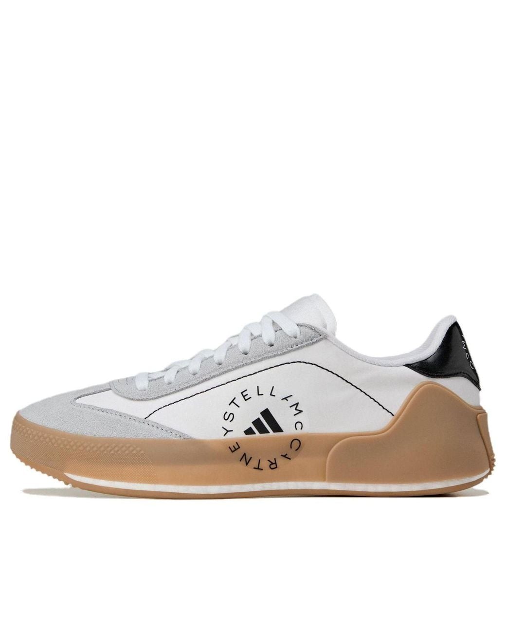 Adidas White (Wmns) Court Boost By Stella Mccartney 'Cloud Charcoal Core'