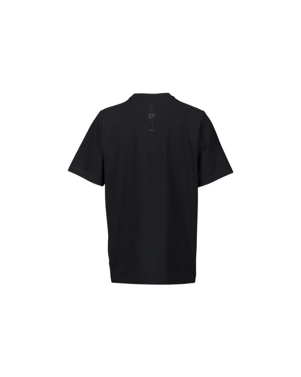Adidas Black Y-3 Ch1 Short Sleeve Large Logo Tee for men