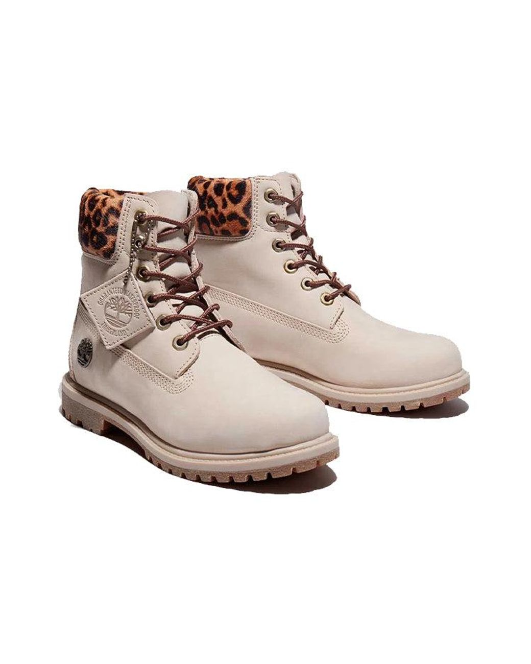Timberland Brown (Wmns) Safari Cheetah 6 Inch Waterproof Boot