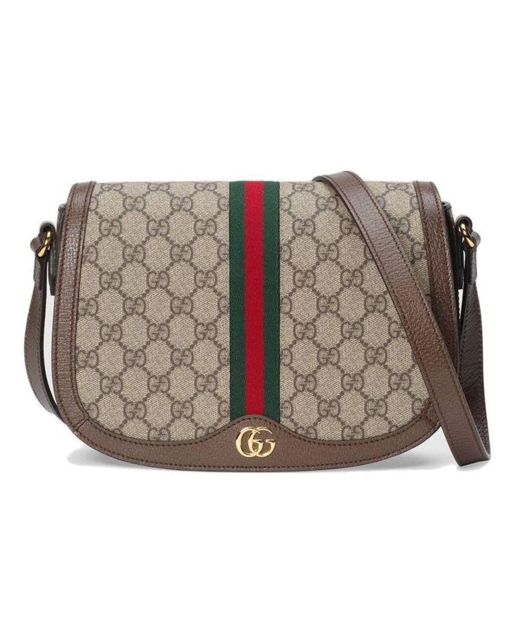 Gucci Natural (Wmns) Ophidia Gg Canvas Shoulder Bag