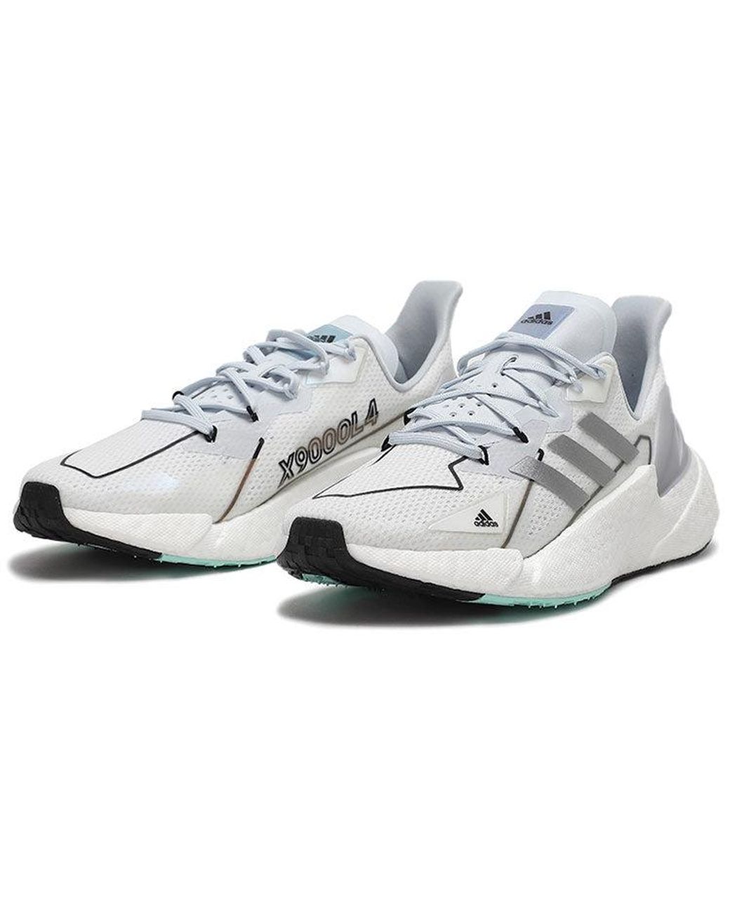 Adidas White X9000L4 Boost for men