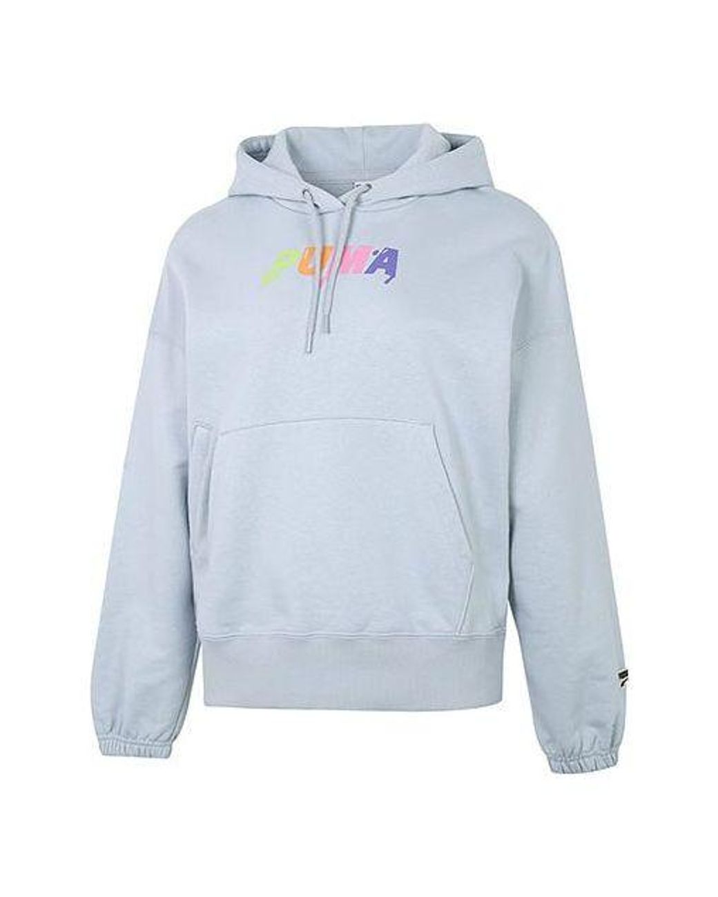 PUMA Blue Downtown Logo Hoodie