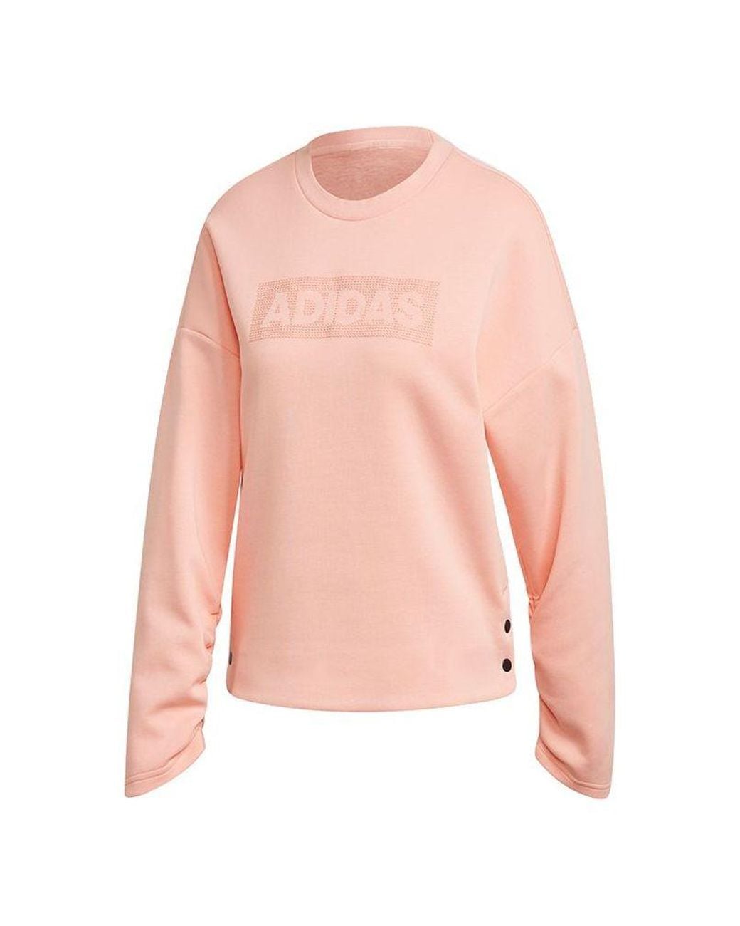 Adidas Pink (Wmns) Crew Dk Emby Sweatshirt