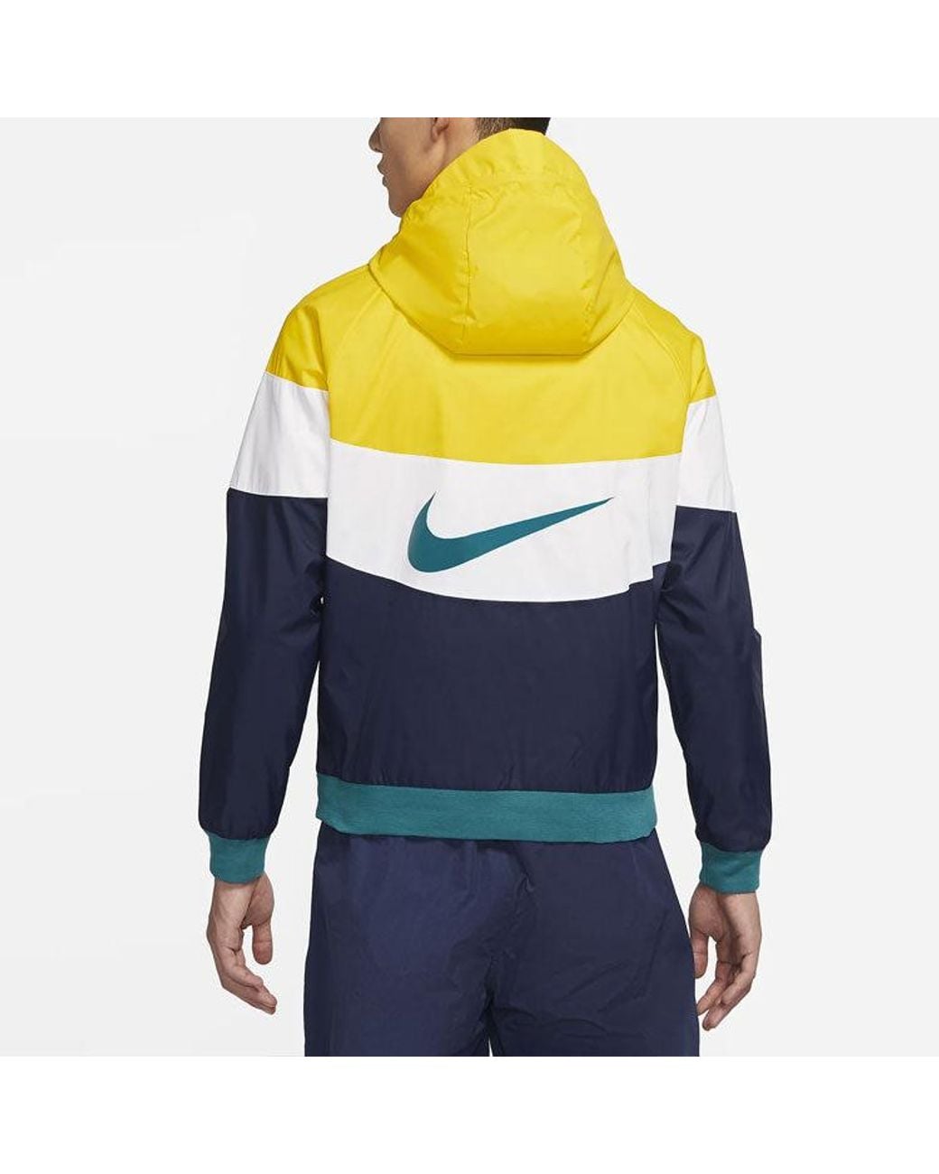 men's nike sportswear colorblock windrunner hooded jacket