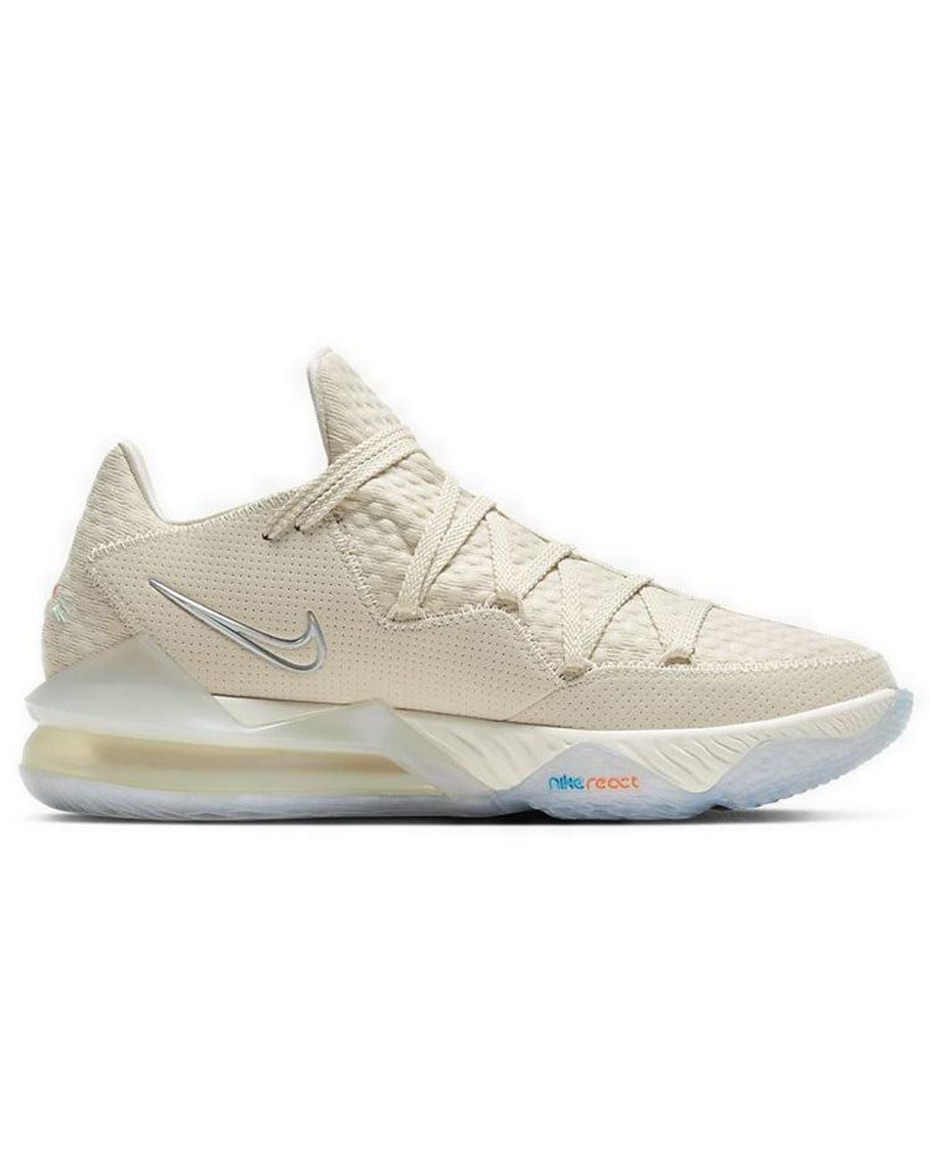 Nike White Lebron 17 Low Ep for men