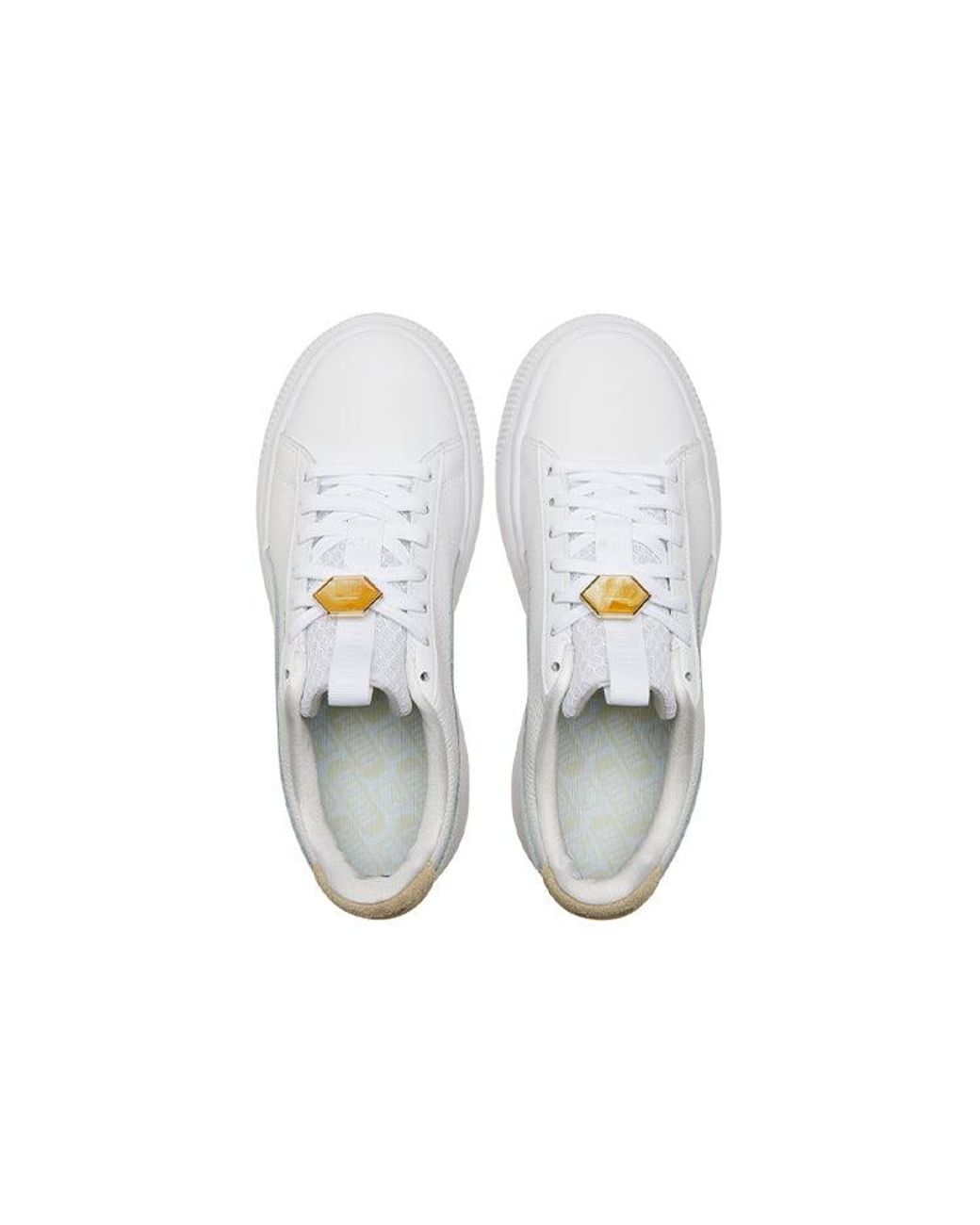 PUMA White (Wmns) Suede Mayu Crystal Galaxy