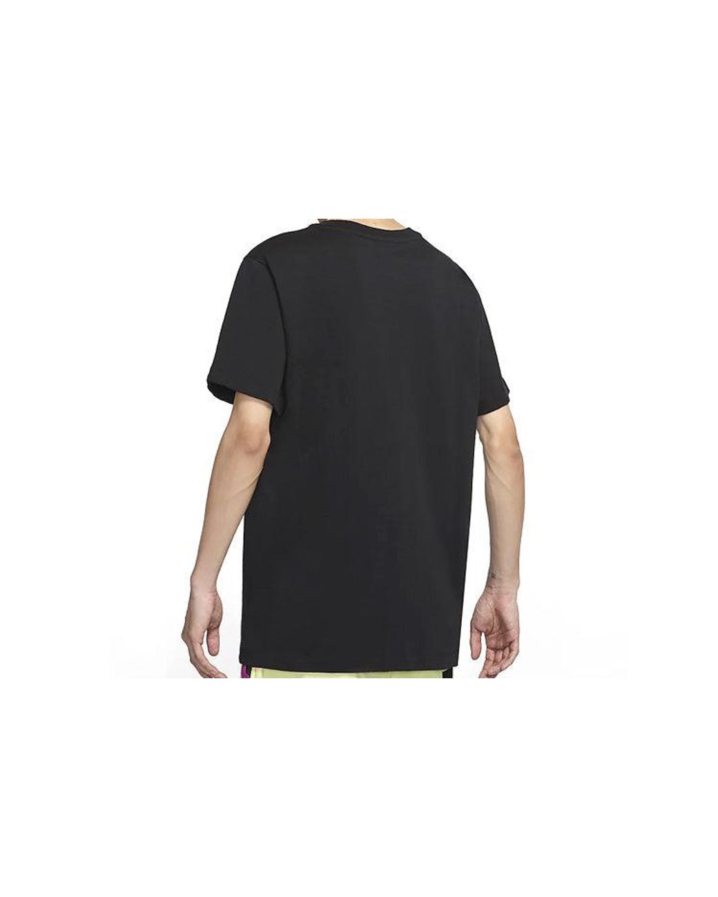 Nike Black Sportswear Zipper Pocket Design Short Sleeve for men