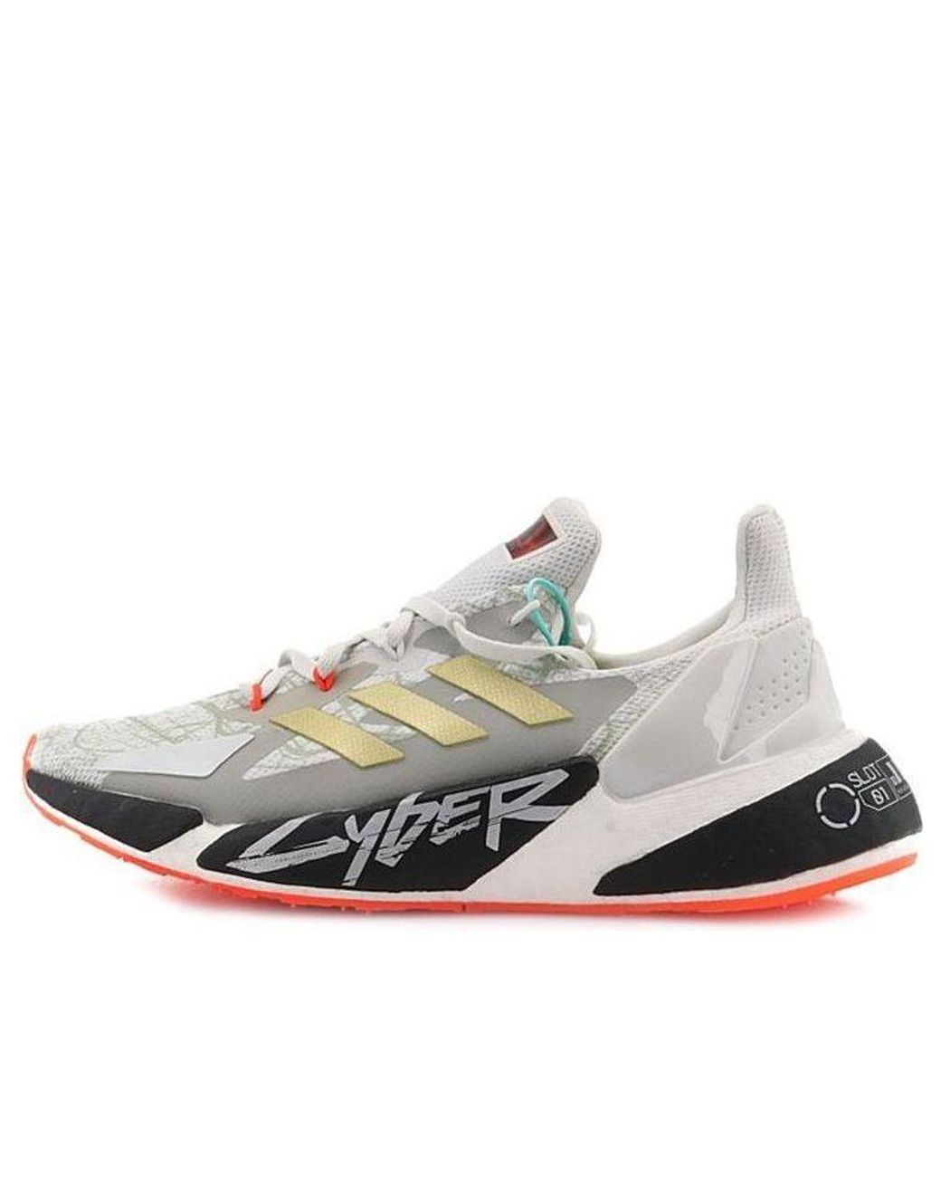 Adidas White Cyberpunk 2077 X X9000L4 'Crystal' for men