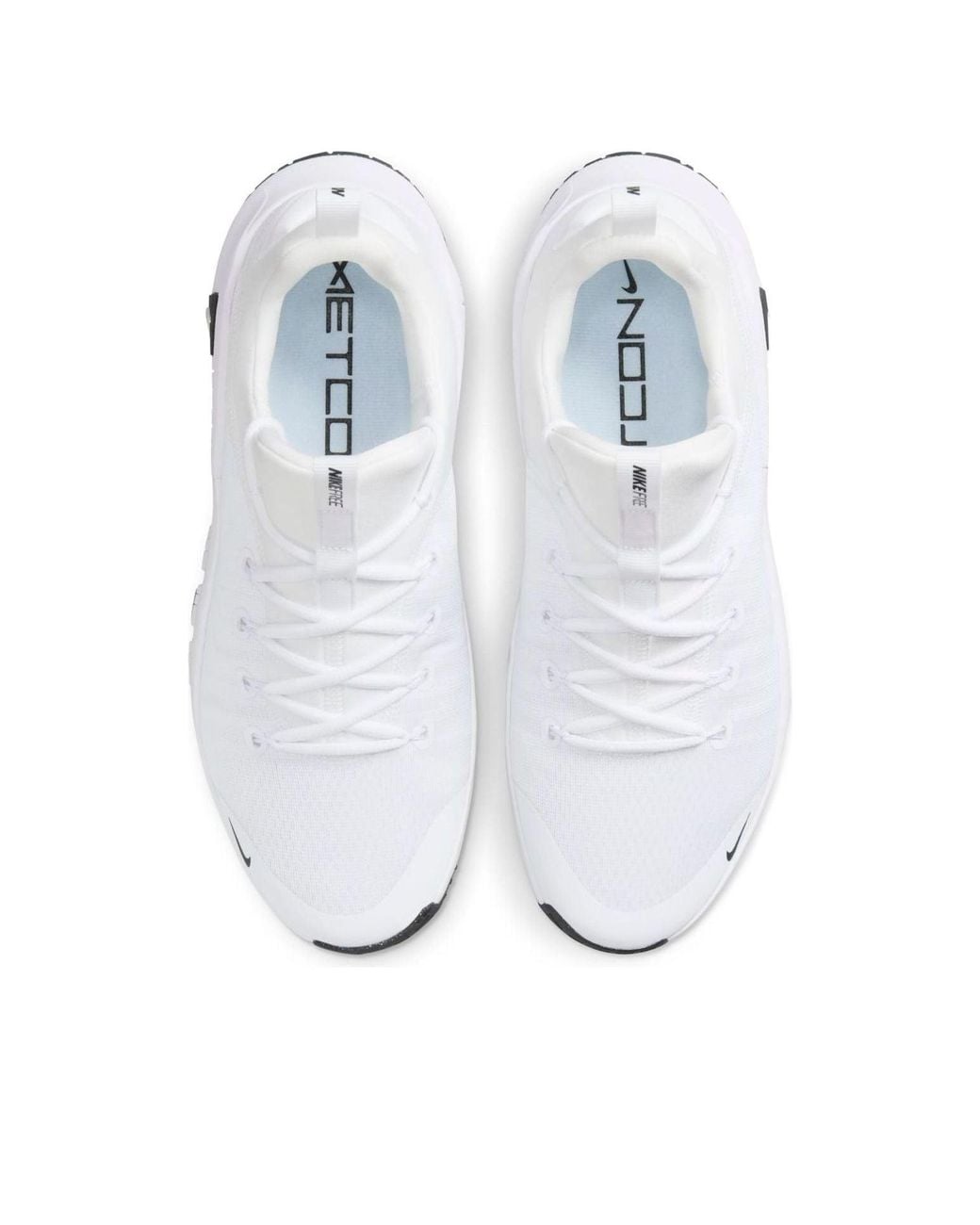 Nike White Free Metcon 6 Workout Shoes for men