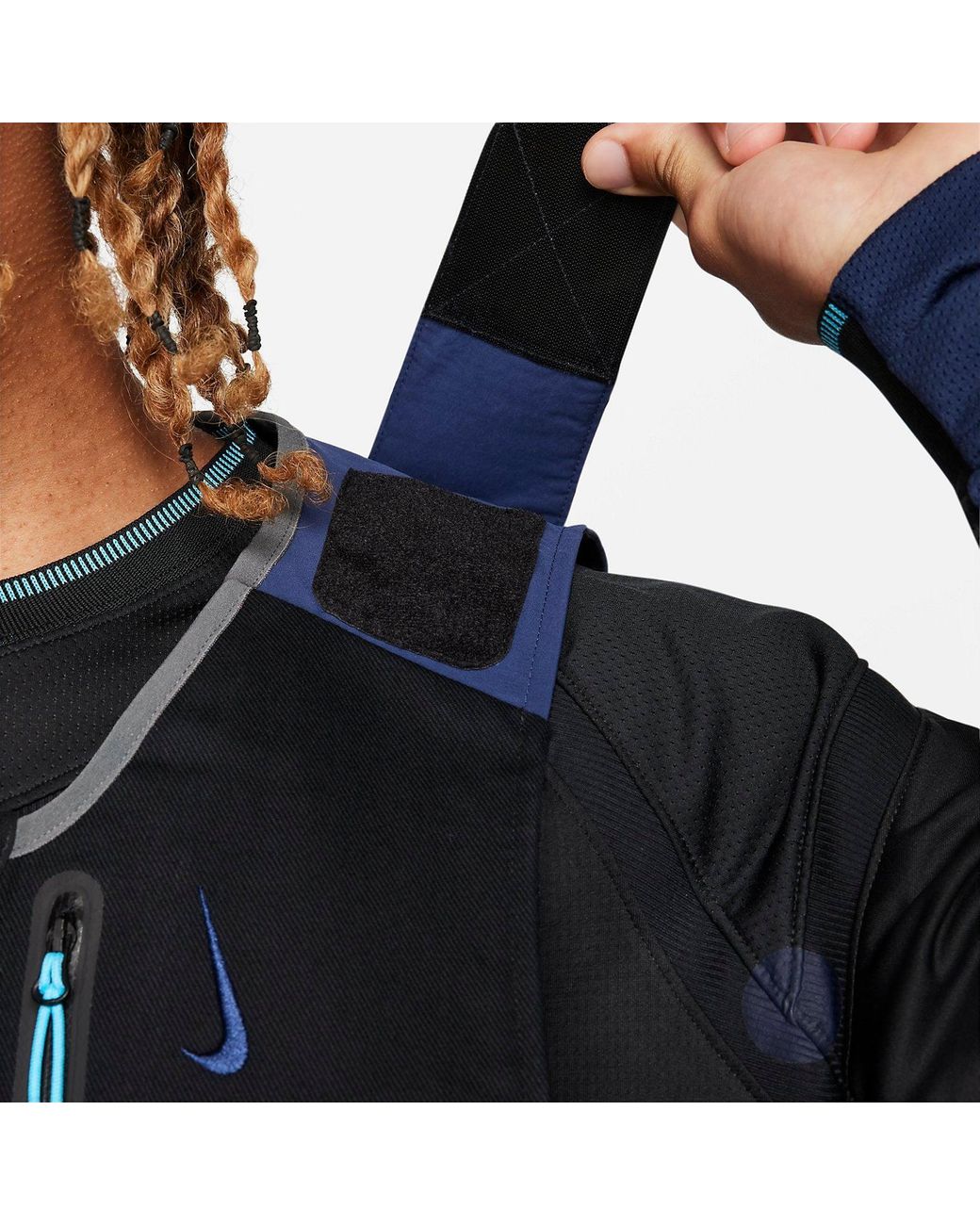Nike Blue Ispa Gilet 2.0 Vest Midnight' for men