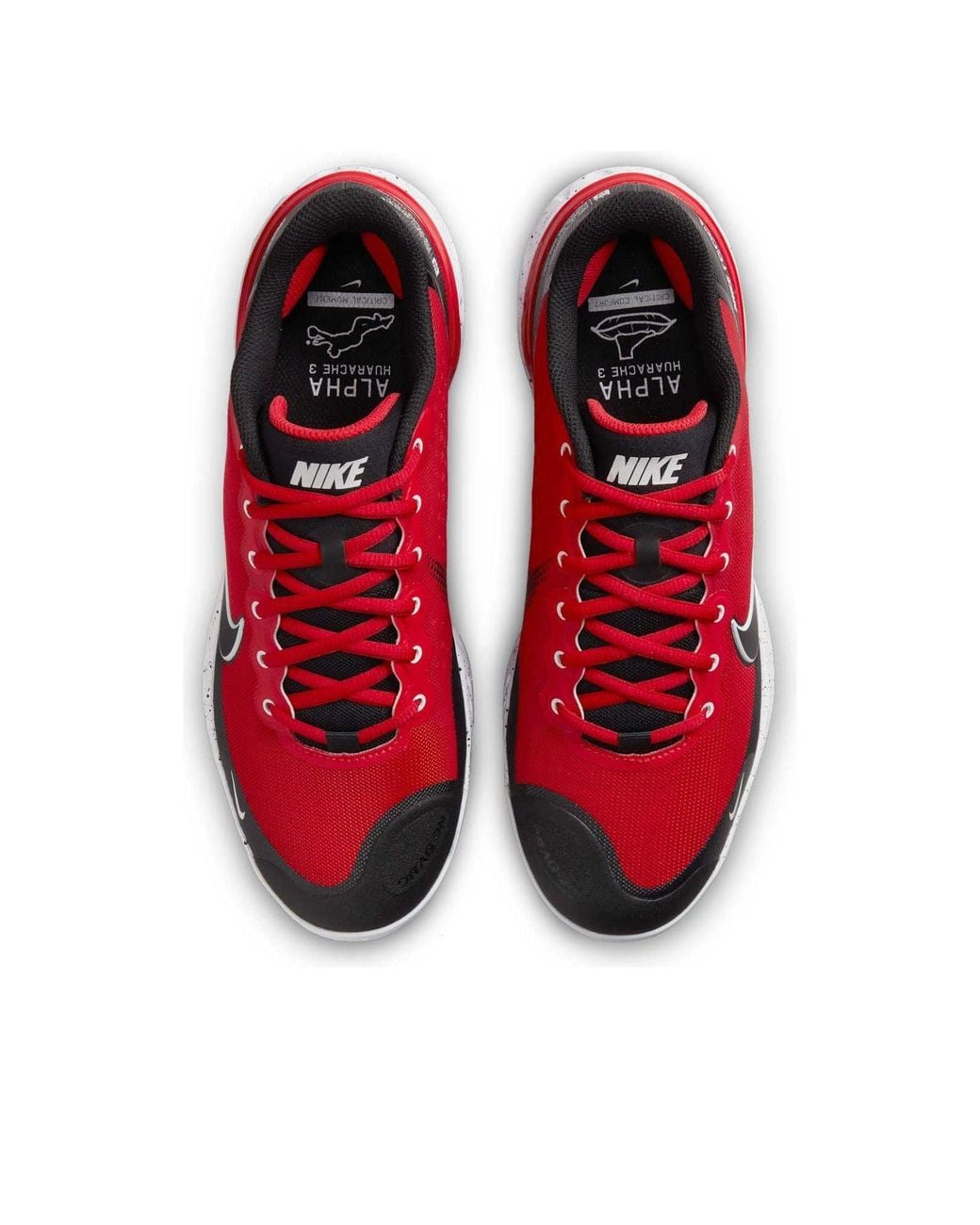Nike Red Alpha Huarache Elite 3 Low 'University' for men