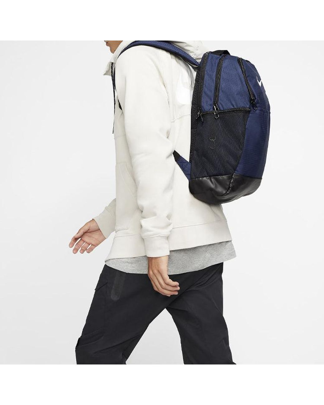Nike Blue Brasilia Backpack 'Midnight' for men