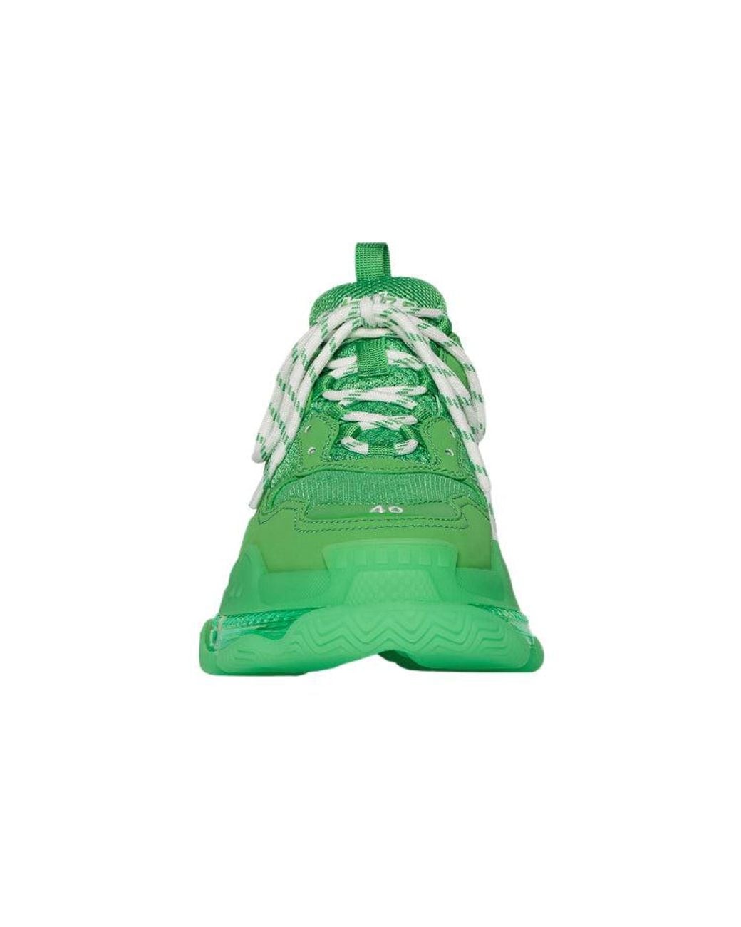 Balenciaga Green (Wmns) Triple S 'Clear Sole