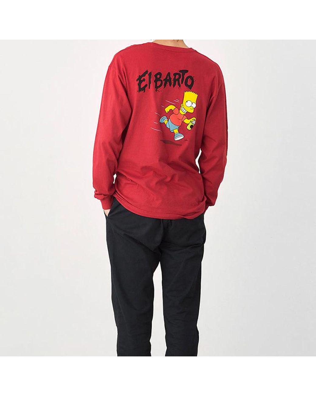 Vans Red Simpson Crossover Long Sleeves for men