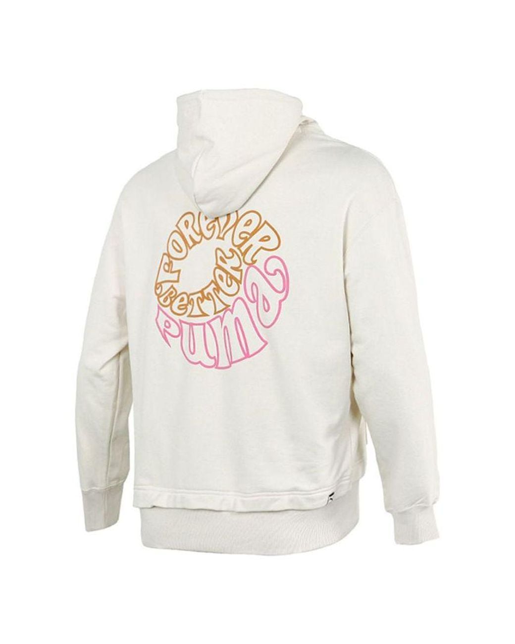 PUMA White Back Logo Printing Sports for men