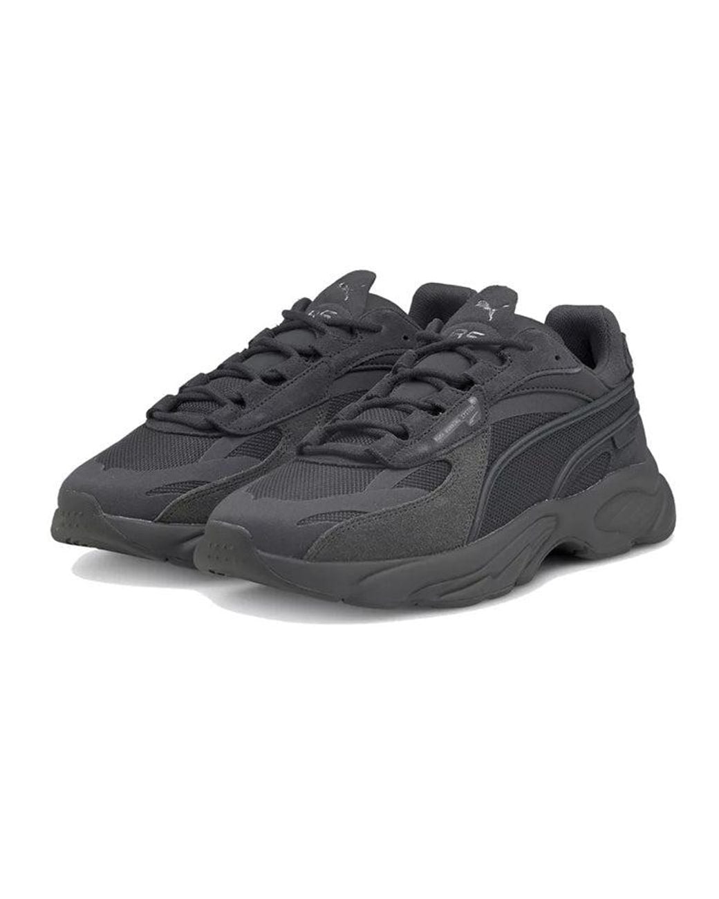 PUMA Black Rs-Connect Mono Clunky Shoes for men