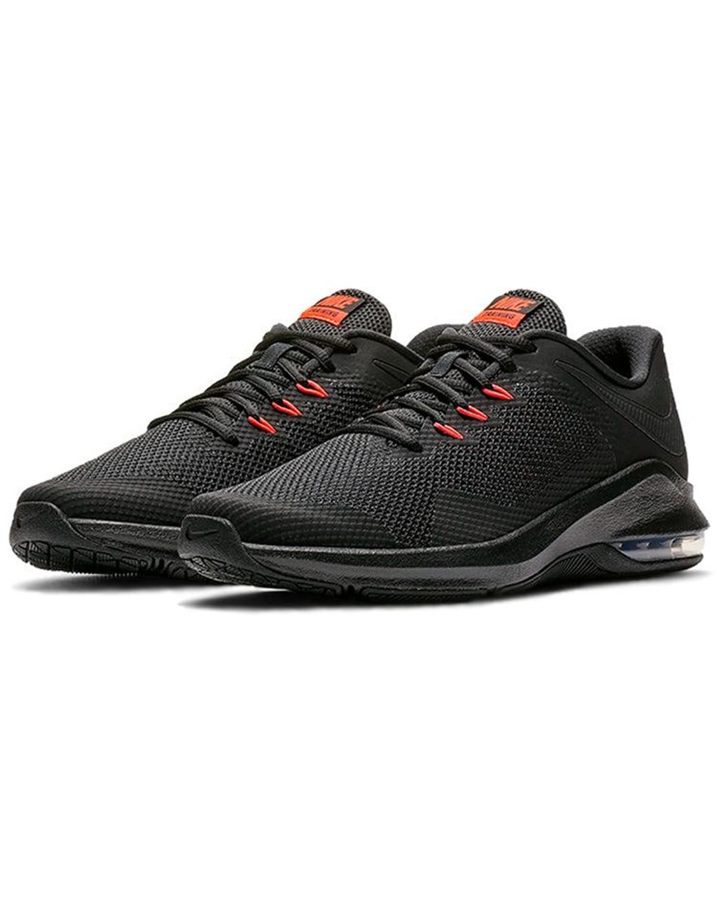 Nike Black Air Max Alpha Trainer 'Bright Crimson' for men