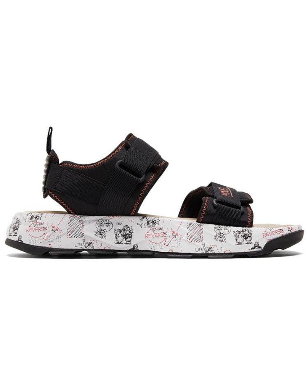 PUMA Black Michael Lau X Rs-Sandal for men