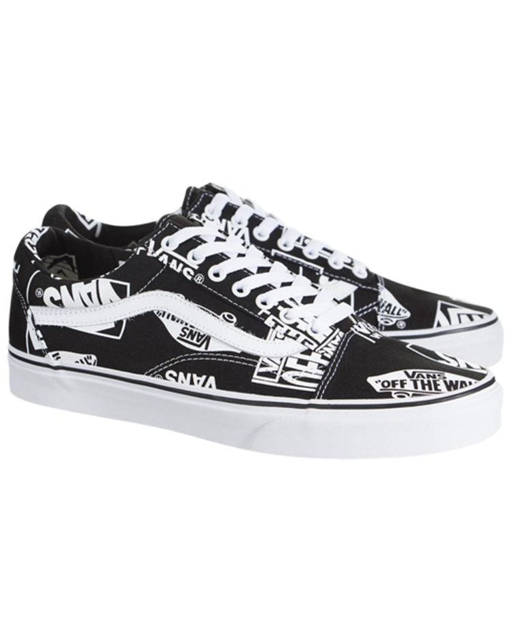 Vans Black Old Skool 'Logo Mix' for men