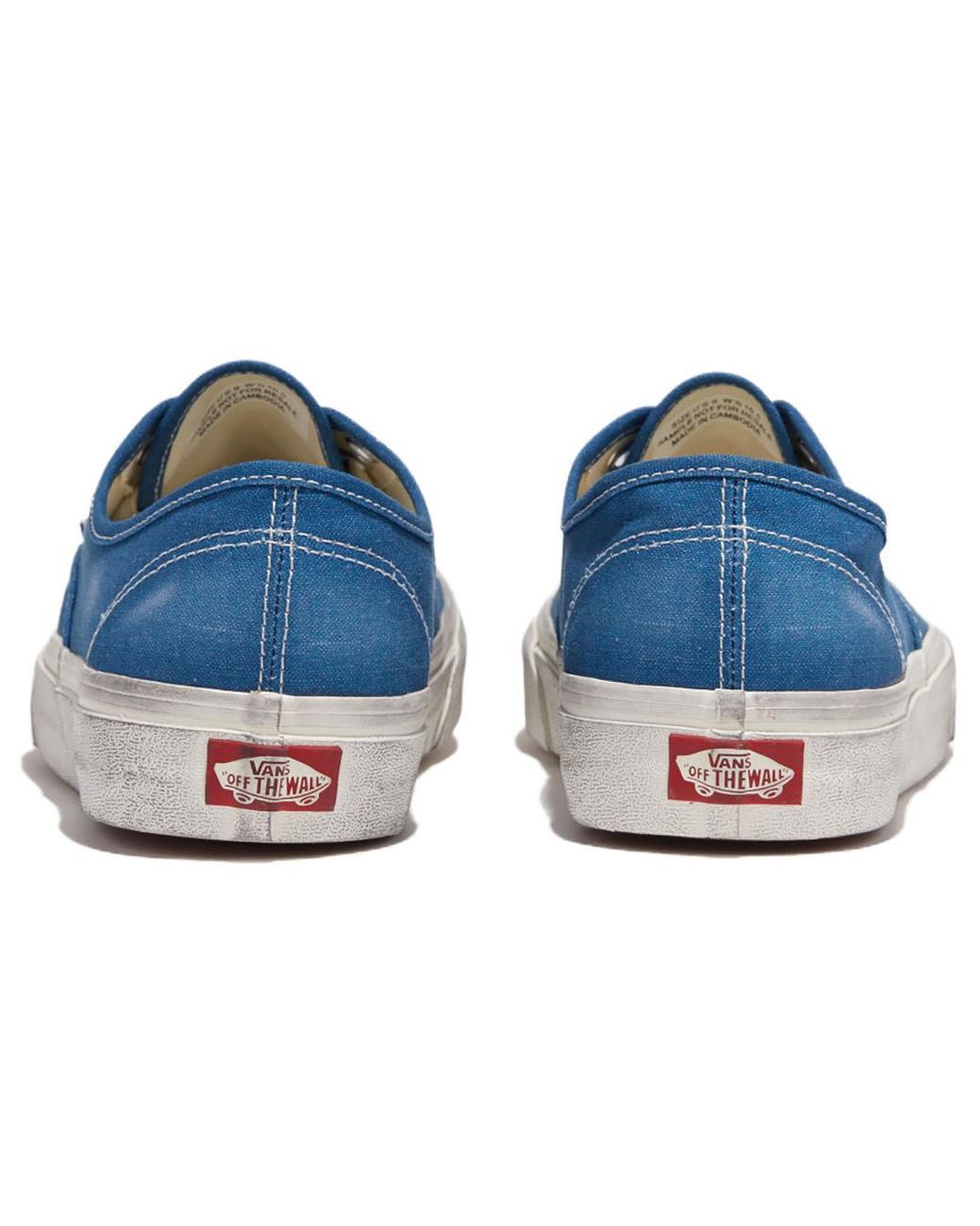 Vans Blue Authentic 'Wave Washed' for men