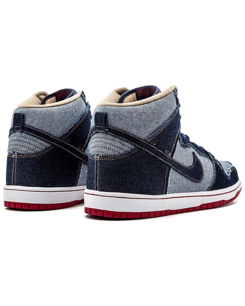 Nike Blue Sb Dunk High Qs "Reese Forbes Denim" Sneakers for men