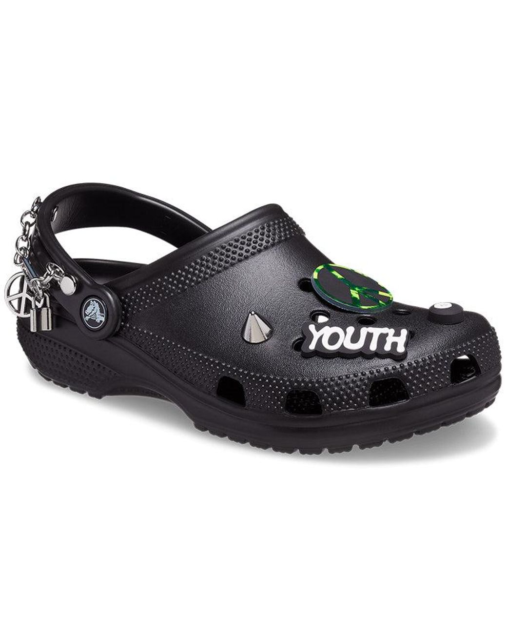 CROCSTM Black Classic Feel The Positivity Casual Sandals