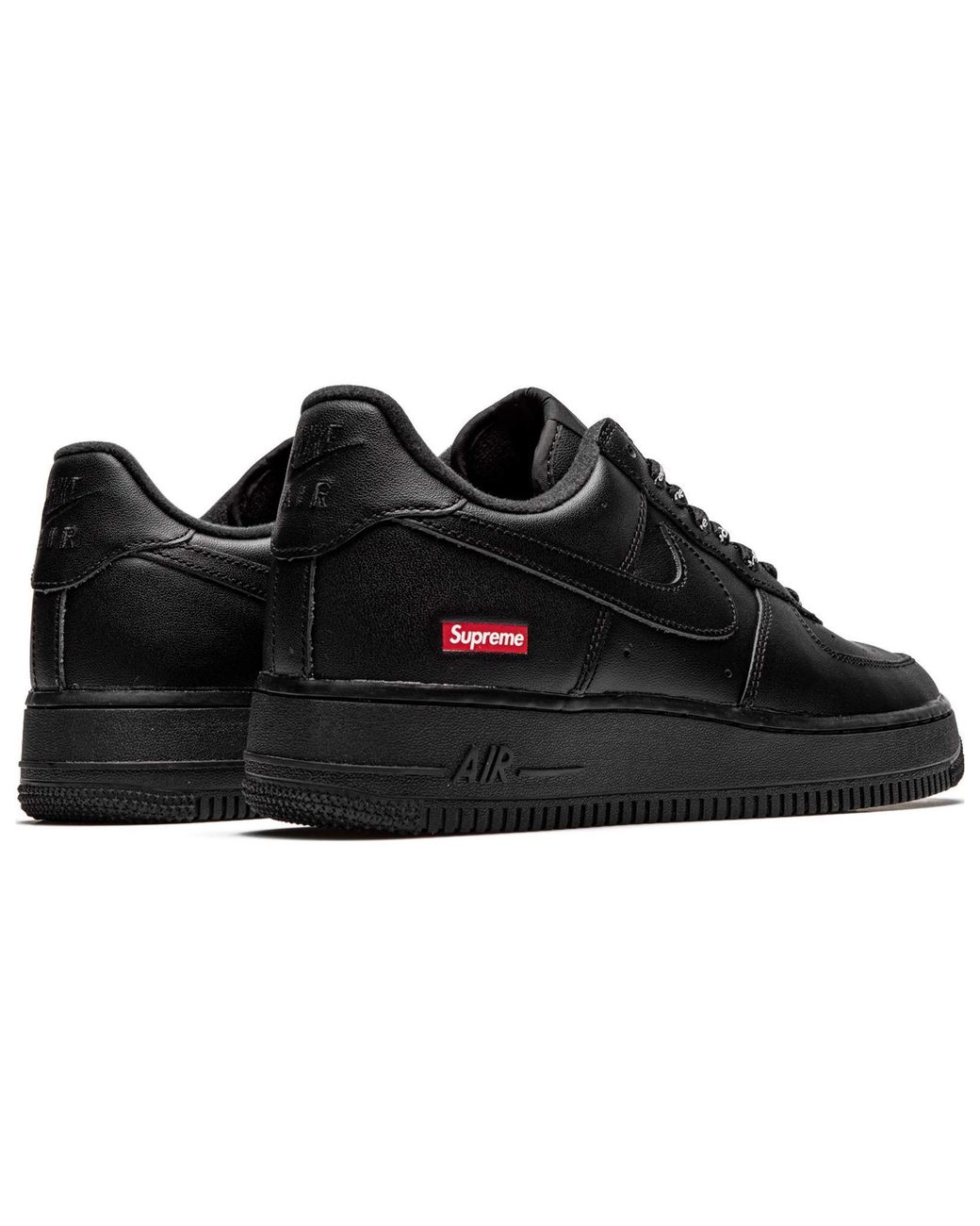 Nike Black X Supreme Air Force 1 Low 'Box Logo for men