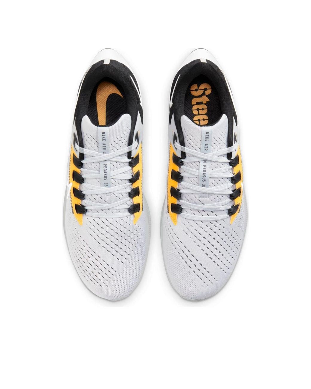 Nike White X Nfl Air Zoom Pegasus 38 'Pittsburgh Steelers' for men
