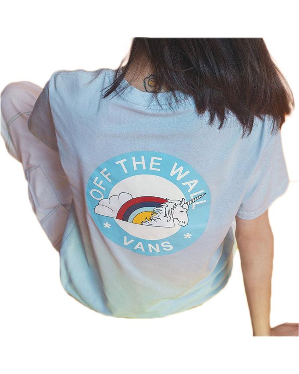 Vans Blue (Wmns) Printing Short Sleeve