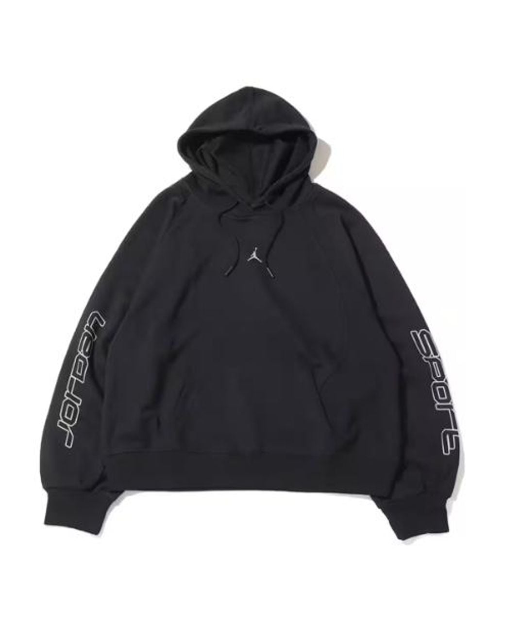 Nike Black (Wmns) Sport Graphic Fleece Hoodie Asia Sizing