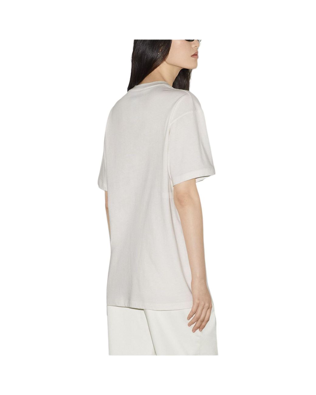 Gucci White (Wmns) Cotton Jersey Printed T-Shirt 'Off'