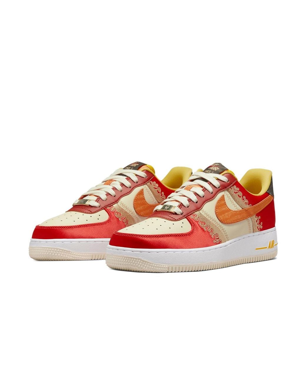 Nike Red Air Force 1 '07 Premium Shoes