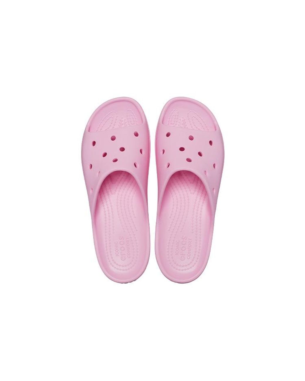 CROCSTM Pink (Wmns) Classic Platform Sandals
