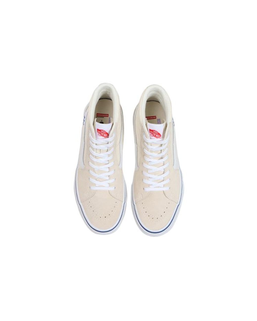 Vans White Skate Sk8-Hi 'Checkerboard for men