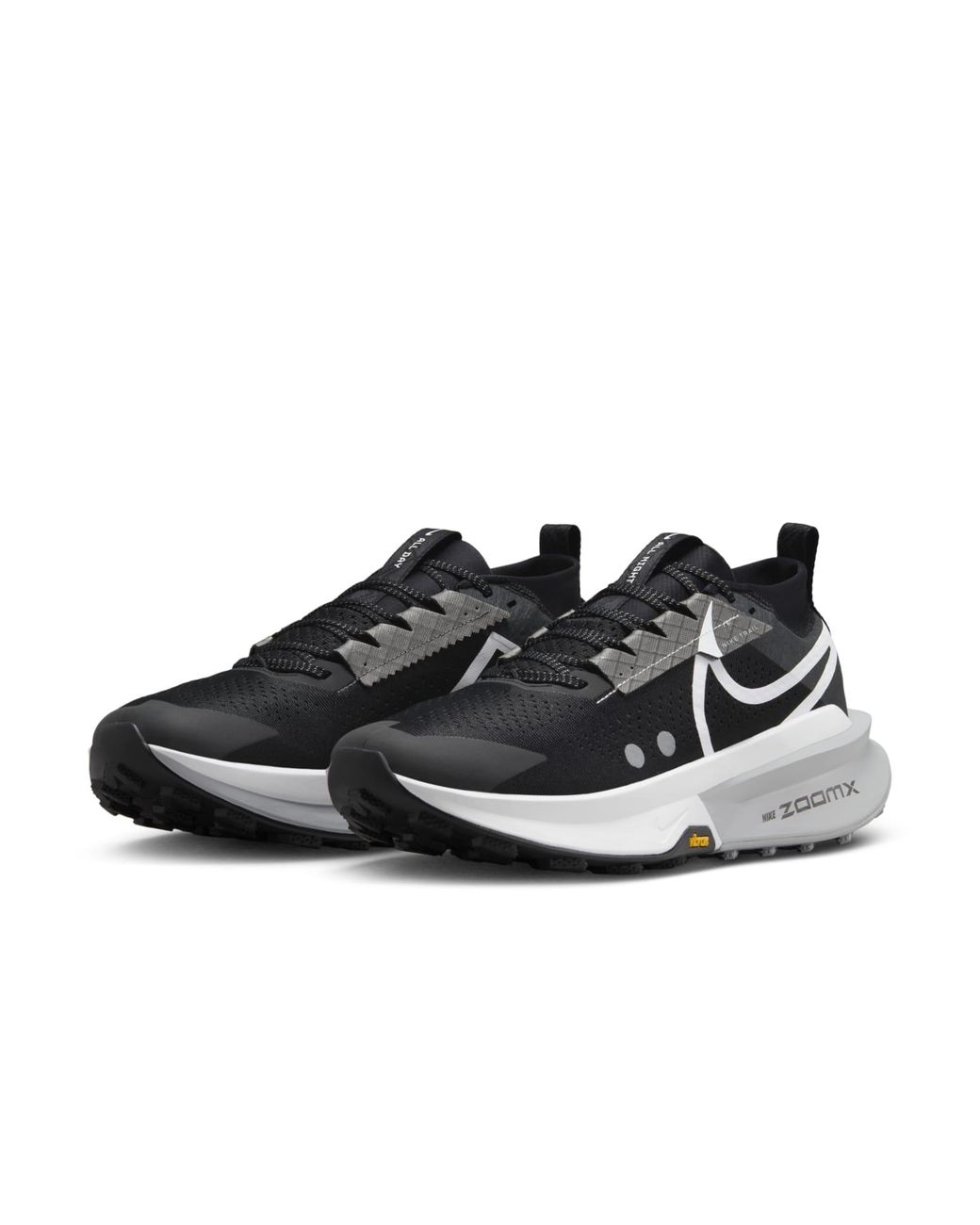 Nike Black Zoomx Zegama 2 Wolf Anthracite' for men
