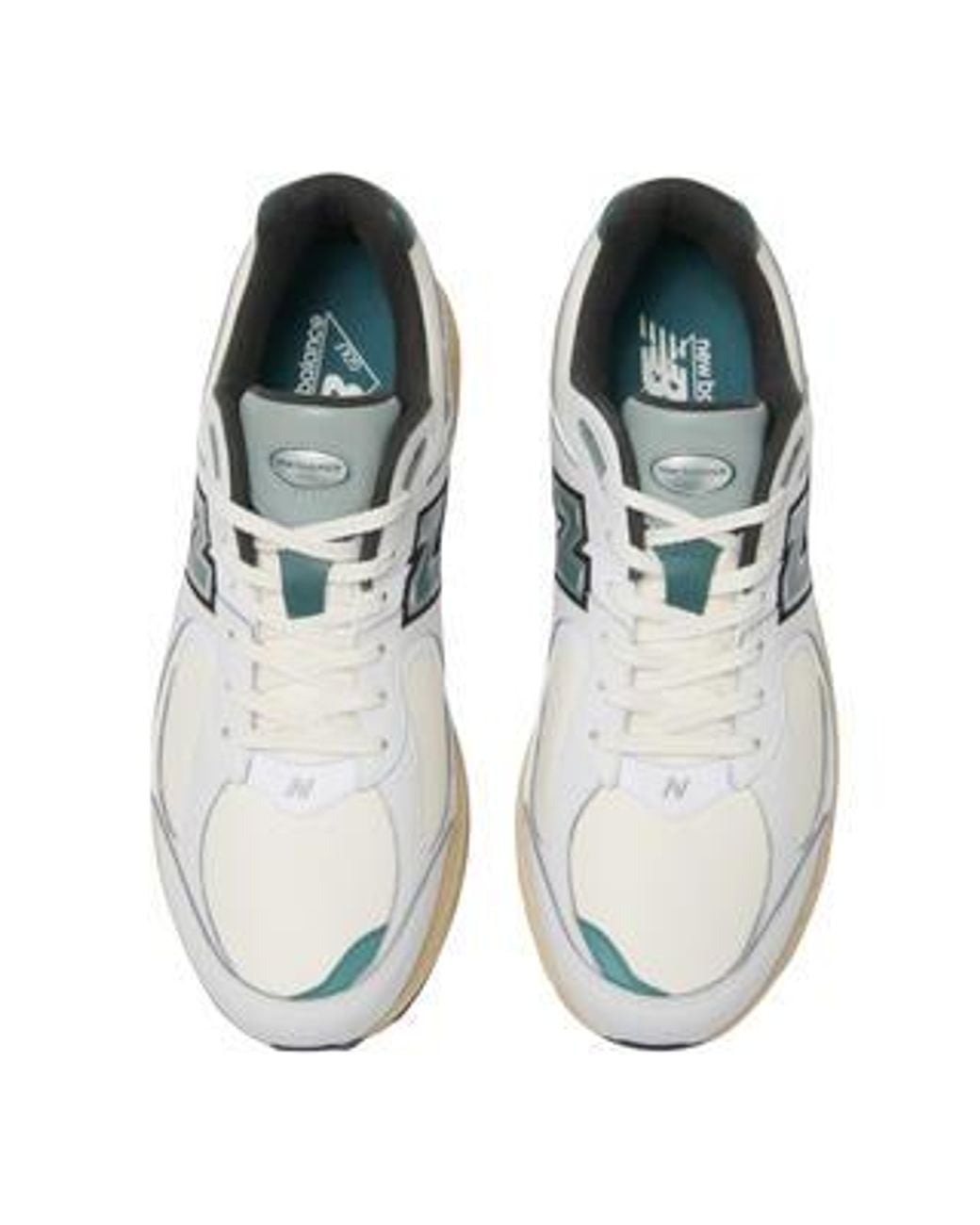 New Balance White 2002R for men