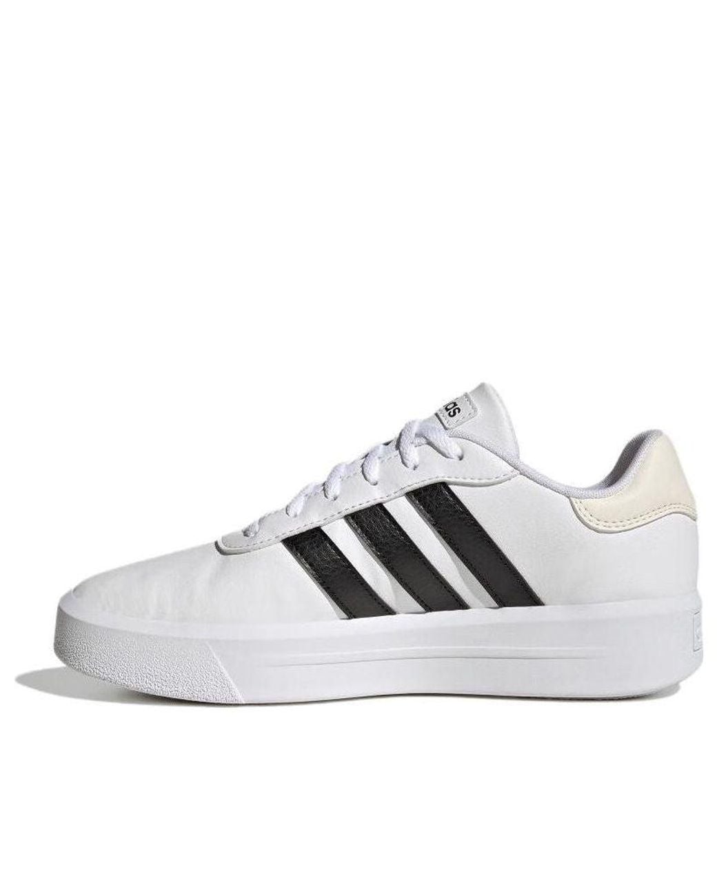 Adidas White (Wmns) Court Platform Shoes