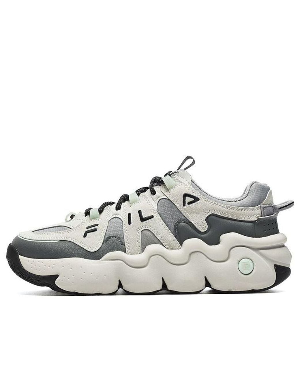 Fila White Panini Basketball Shoes for men