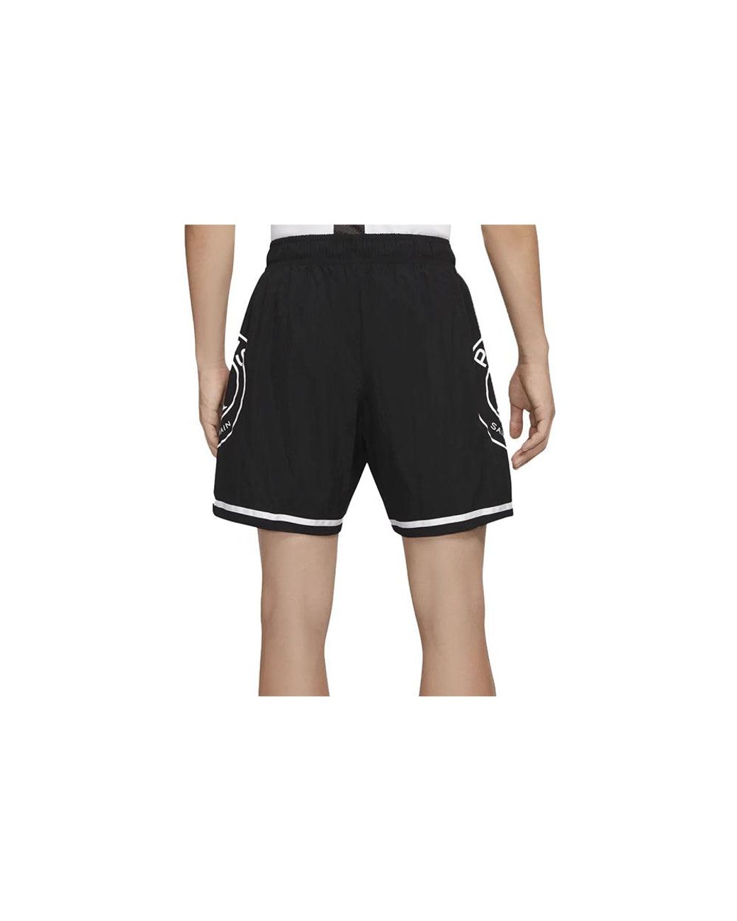 Nike Black Paris Saint-Germain Basketball Sports Shorts for men
