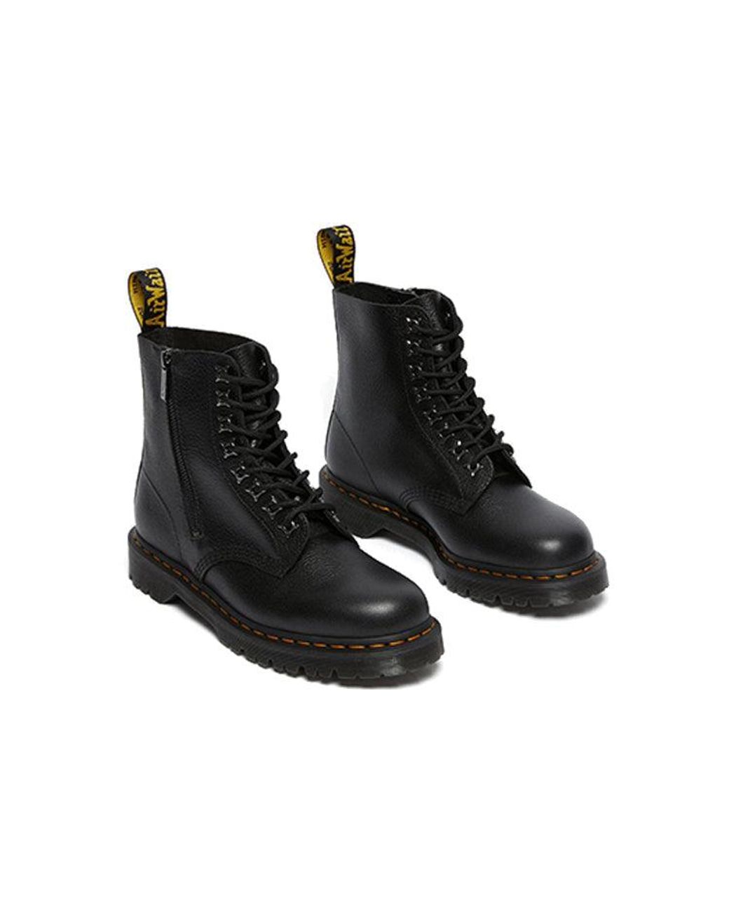 Dr. Martens Black 1460 Pascal Martin Boots Couple Style for men