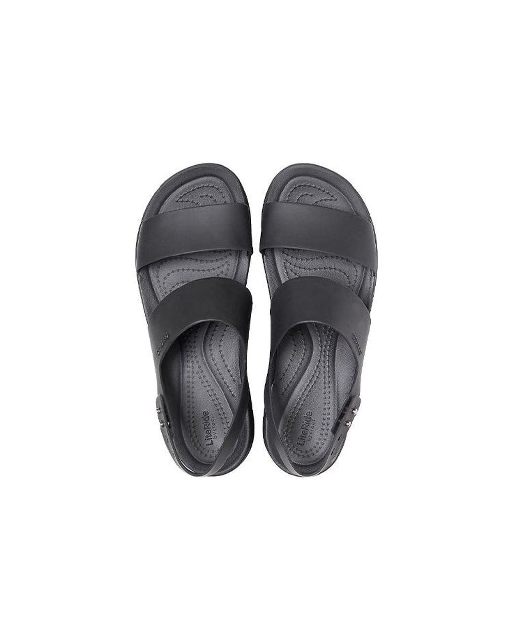 CROCSTM Blue (Wmns) Brooklyn Thick Sole Casual Sandals