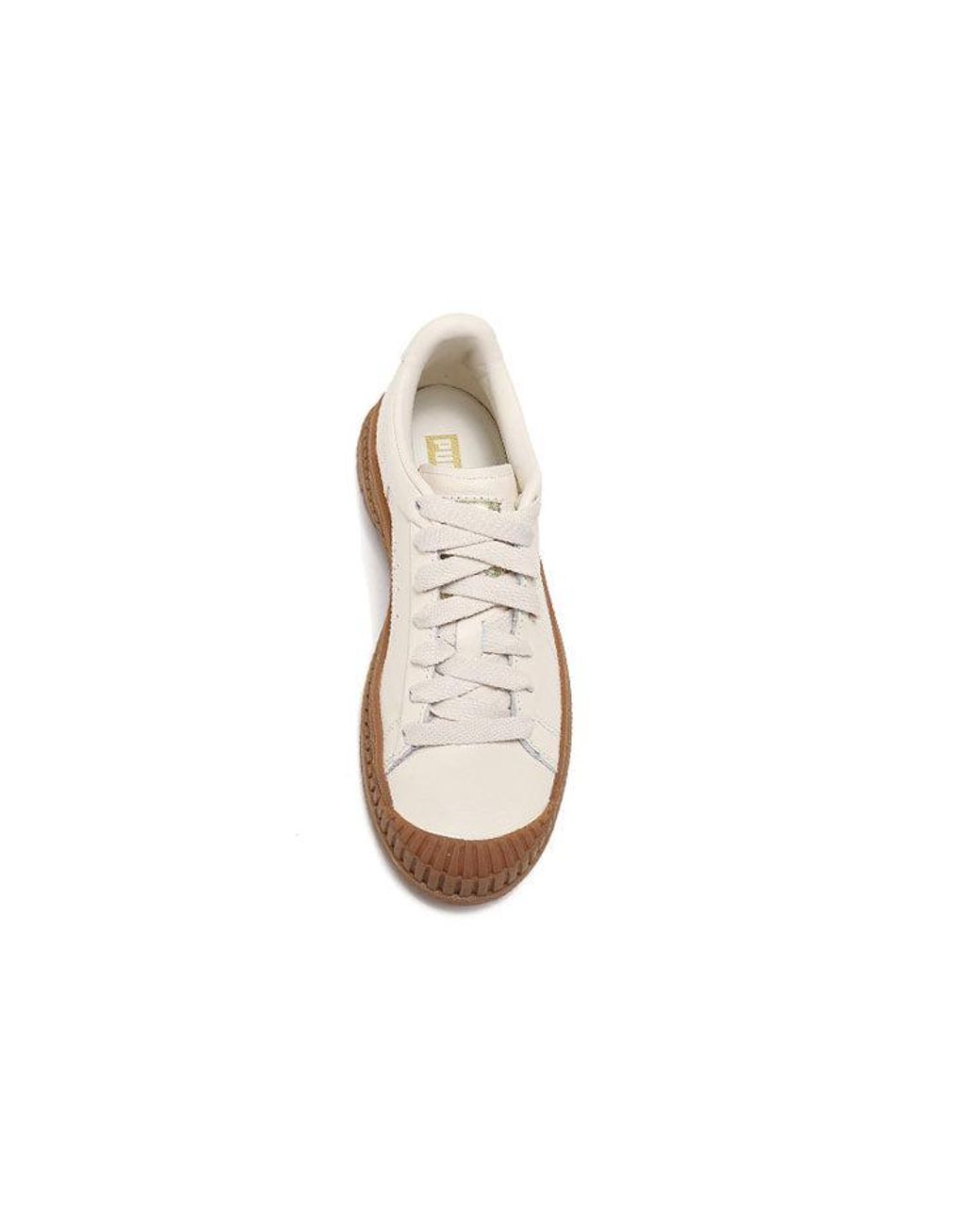 PUMA White (Wmns) Utility Leather Smoke'