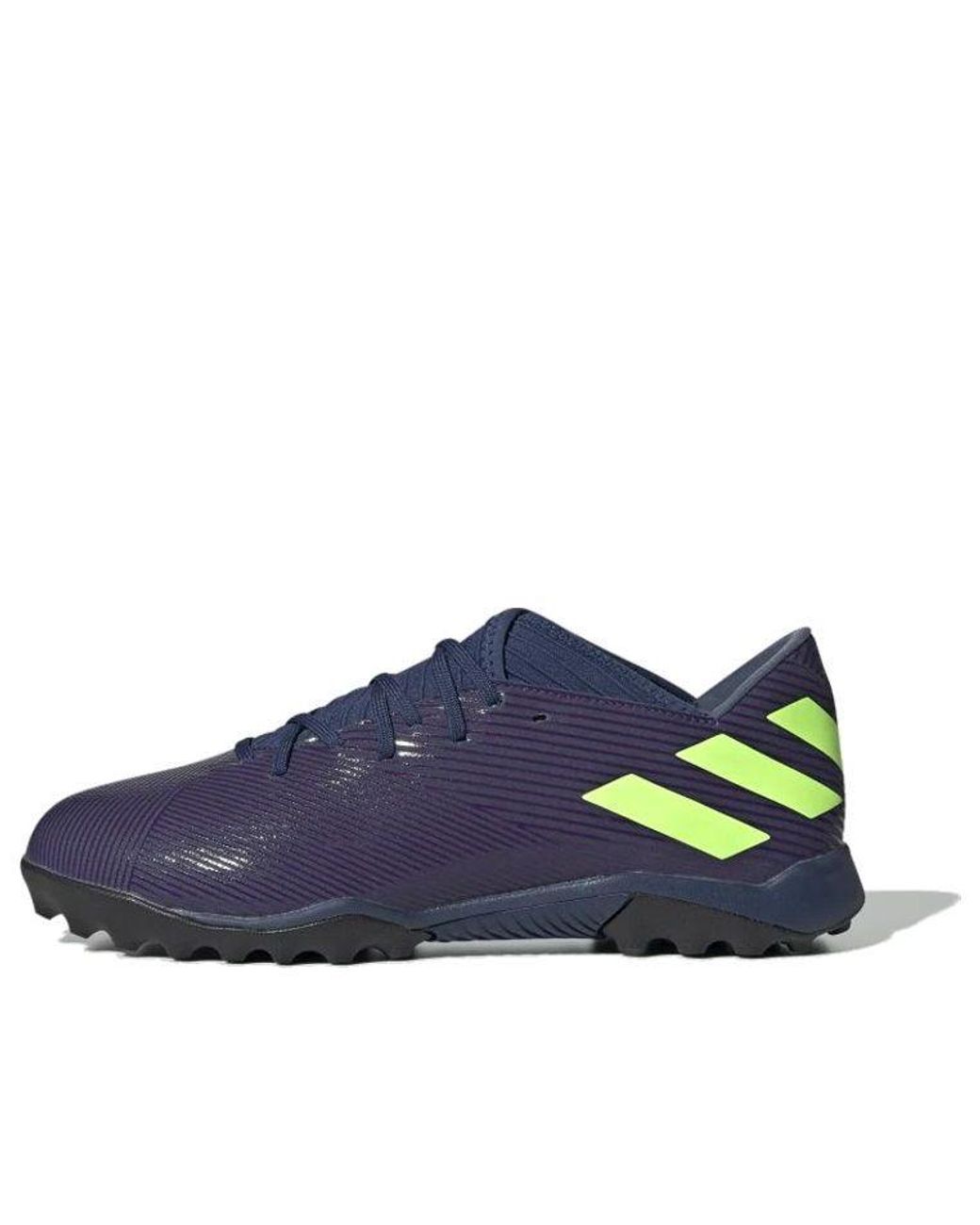 Adidas Blue Nemeziz Messi 19.3 Tf Turf 'tech Indigo' Purple Green for men