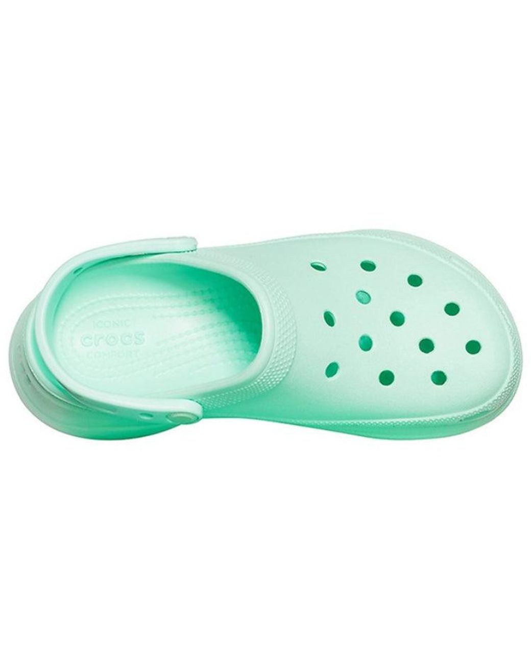 CROCSTM Green (Wmns) Classic Clog Retro Thick Sole Sandals Mint