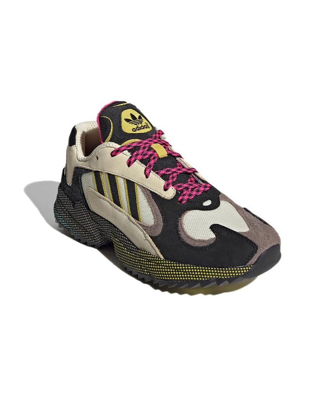 Adidas Brown Originals Yung-1 Shoes for men