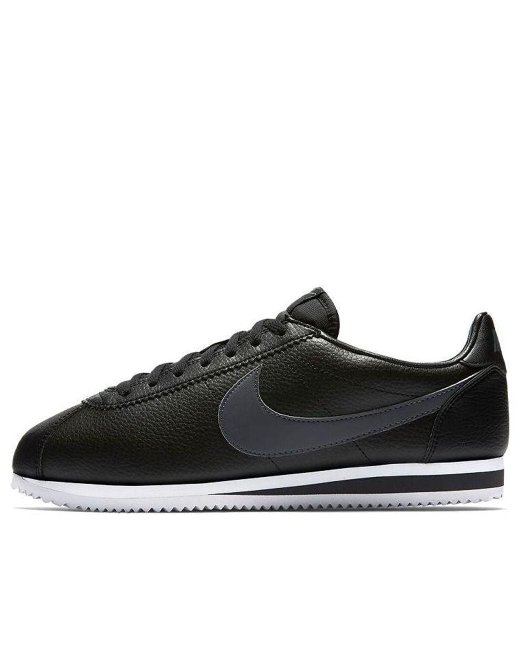 Nike Black Classic Cortez Leather 'Anthracite' for men
